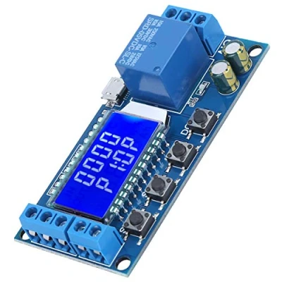 Afbeelding van Timer Vertragingsrelais XY LJ02 Cyclus Trigger Vertraging Tijdschakelaar Circuit Elektronische relaismodule met LCD scherm