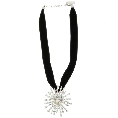 Afbeelding van Behave Zwarte ketting met hanger steentjes