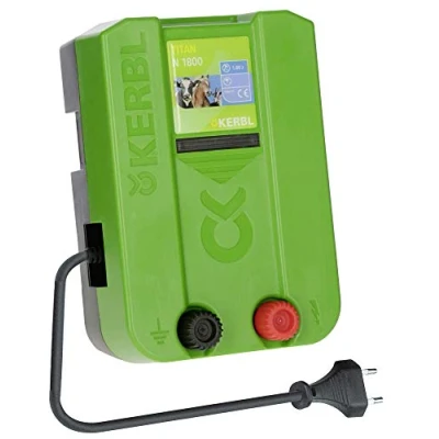 Afbeelding van Kerbl Weidehekwerk titanium N 1800, 1,8 J weidehek, apparaat, voeding, 230 V