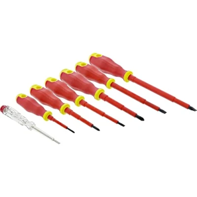 Afbeelding van InLine® Geïsoleerde schroevendraaierset, 7 dlg.,