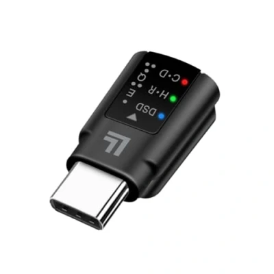Afbeelding van LogiLink UA0424 DAC audio adapter voor smartphones/tablets/notebooks, USB C (stekker) naar 3,5 mm (bus), bijv. om hoofdtelefoon met stekker op mobiele telefoons aan te sluiten