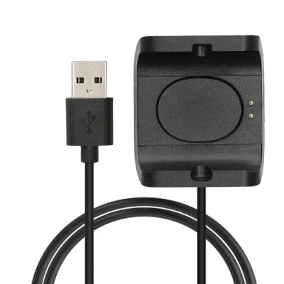 Afbeelding van kwmobile USB oplaadkabel geschikt voor Huami Amazfit Bip S (A1805/A1916) kabel Laadkabel smartwatch in zwart