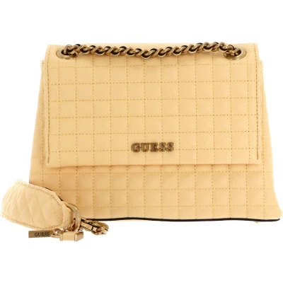 Afbeelding van Guess TIA Convertible FLAP Handtas, Dames, Maat: One Size, Cornsilk