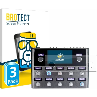 Afbeelding van BROTECT Screenprotector voor Fender Tone Master Pro Folie Beschermfolie Beschermglas transparant (3 Stuks)
