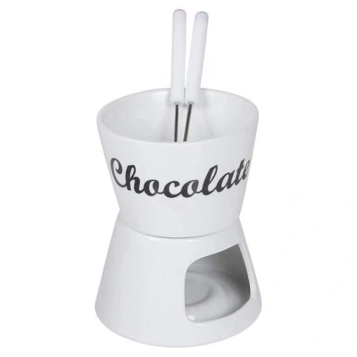 Afbeelding van Chocoladefondue Set Porselein