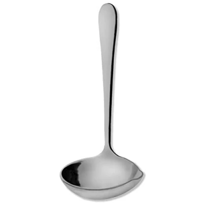 Afbeelding van Grunwerg Windsor Carded 16cm Juslepel GLWDR/C, 18/0 roestvrij staal, zwart