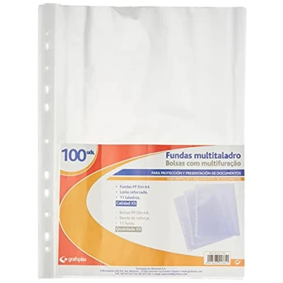 Afbeelding van Grafoplas 5577700 brochurehoesjes, A4, polypropyleen, transparant