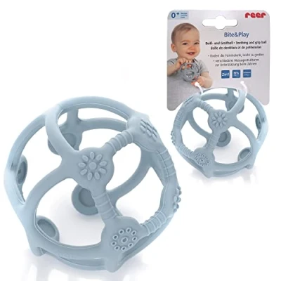 Afbeelding van reer Bite&amp;Play Bijt en grijpbal, blauw