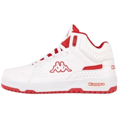 Afbeelding van Kappa Trainingsschoen, Maat: 38, White/red Imitatieleer/ textiel