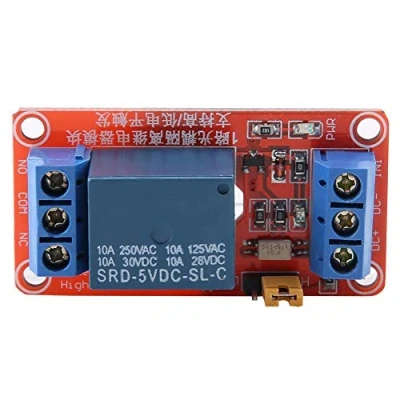 Afbeelding van Arduino Relaismodule, 1 kanaal, uitbreidingskaart, laag niveau, relaiskaart, isolatie door fotokoppelaar (5 V)