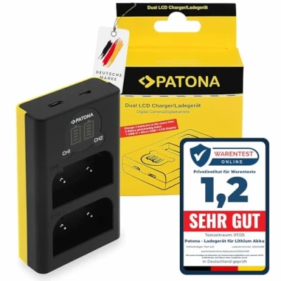 Afbeelding van Olympus BLX 1 Dual LCD USB lader (Patona)