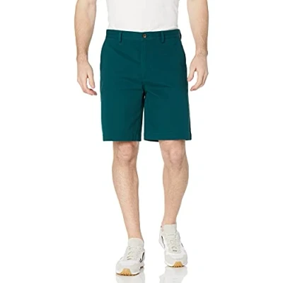 Afbeelding van Amazon Essentials Men&#039;s Korte broek met binnenbeenlengte van 23 cm en klassieke pasvorm, Donkergroen, 33