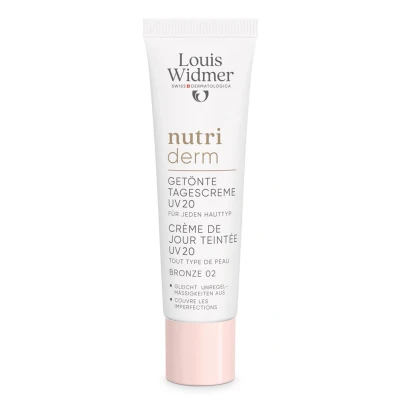 Afbeelding van Louis Widmer Nutriderm Getinte Dagcrème UV20 02 Bronze ZP 30ml