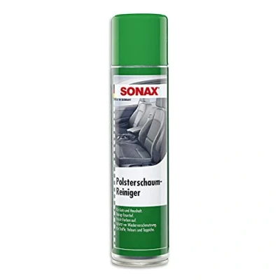 Afbeelding van SONAX Gestoffeerde schuimreiniger (400 ml) verwijdert vezeldiep zelfs hardnekkig vuil uit kussens, tapijten en andere weefsels, art.nr. 03062000