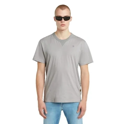 Afbeelding van G STAR Nifous Tshirt basic, Heren, Maat: XS, Grey alloy