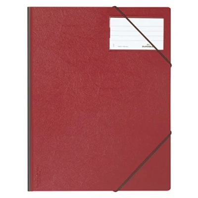 Afbeelding van 10x Durable SPANMAP A4 VENSTER ROOD