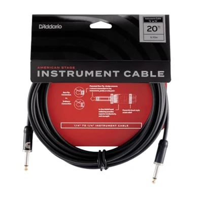Afbeelding van D&quot;;Addario AMSG 20 American Stage jack kabel 6 meter