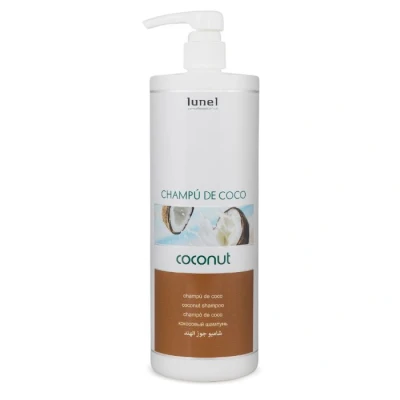 Afbeelding van Professionele shampoo met kokos olie geur diep voedend droog en beschadigd haar 1000ml