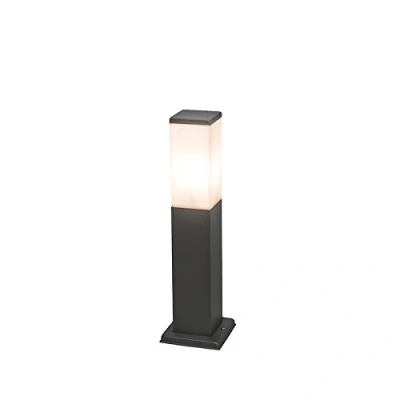 Afbeelding van QAZQA malios Moderne Staande Buitenlamp Lamp voor buiten 1 lichts H 450 mm Wit Buitenverlichting
