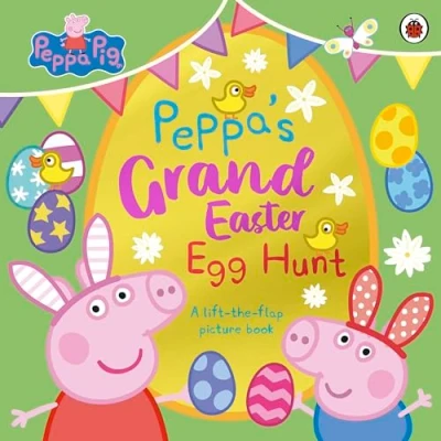 Afbeelding van Peppa Pig: Peppa’s Grand Easter Egg Hunt: A Lift the Flap Picture Book