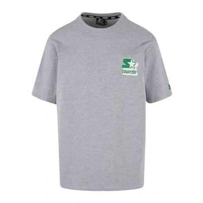 Afbeelding van Starter Established 1971 Tshirt print, Heren, Maat: Large, Heathergrey
