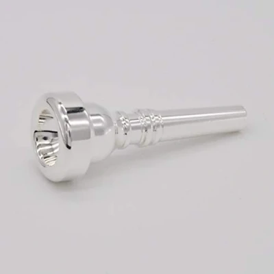 Afbeelding van Soundman® Jachthoornmondstuk 7C (grote schacht) voor jachthoorn / posthoorn vorst Pless hoorn (verzilverd) mondstuk