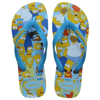 Afbeelding van Havaianas Unisex Simpsons Flip Flop, Turkoois, 6/7 UK, 39/40 EU