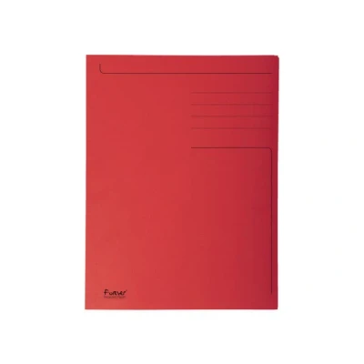 Afbeelding van Dossiermap Exacompta Forever A4 3 kleppen 280gr rood per 50