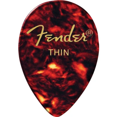 Afbeelding van Fender 358 plectrum Thin 12 pack