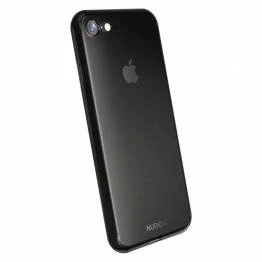 Afbeelding van Nudient Dun iPhone 6/7/8/SE TPU hoesje, Zwart Transparant.