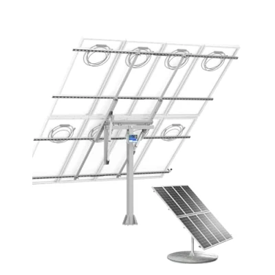 Afbeelding van ECO WORTHY Allneüste Zonnepaneelhouder Tracking System (om meer 40% vermogen te produceren) met tracker, laadregelaar, complete zonne racker kit voor zonnepanelen op boerderij veld en tuin