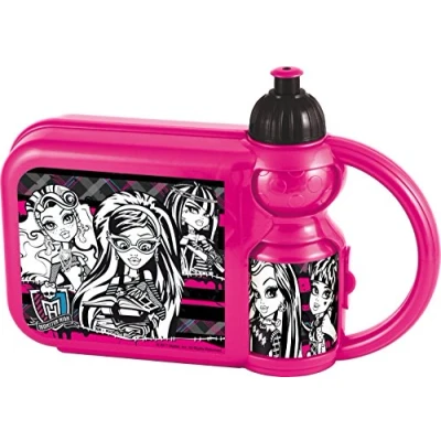 Afbeelding van Joy Toy 737270 Jausenbox met sportfles &quot;Monster High&quot; 400 ml