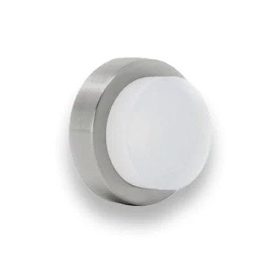 Afbeelding van EVI Herrajes I 205/24 B deurstopper. Roestvrij staal V2A. Wit. 14mm, mat, wit, 24x14mm