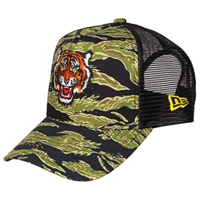 Afbeelding van New Era Tiger Patch A Frame Trucker Cap One Size