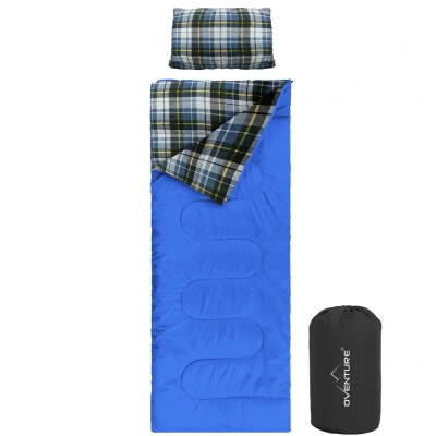 Afbeelding van Oventure Timber slaapzak dekenmodel 190 x 80 cm, incl. compressietas