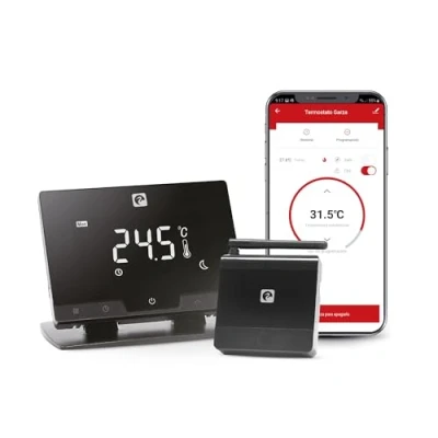 Afbeelding van Garza 401267 Smarthome Smart WiFi thermostaat voor boiler en zwemmen, touchscreen programma.