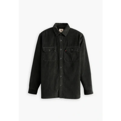 Afbeelding van Levi&#039;s Jackson Worker Overhemd, Heren, Maat: Small, Jet black