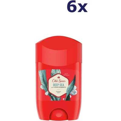 Afbeelding van 6x Old Spice Deodorant Stick Deep Sea 50ml