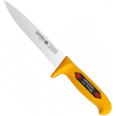 Afbeelding van Eikaso Solingen Vleesmes 18 cm Stijf Lemmet Geel Profitect Heft