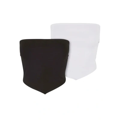 Afbeelding van Urban Classics 2PACK Top, Dames, Maat: Small, White+black