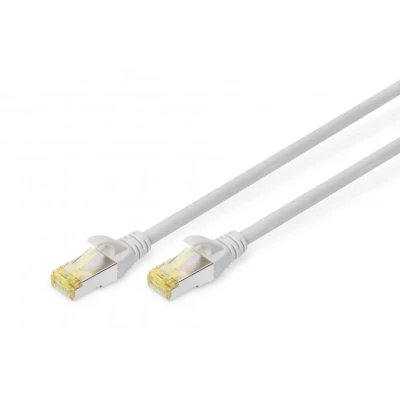 Afbeelding van DIGITUS LAN kabel Cat 6A 1.5m RJ45 netwerkkabel S/FTP afgeschermd Compatibel met 6 &amp; 7 Grijs