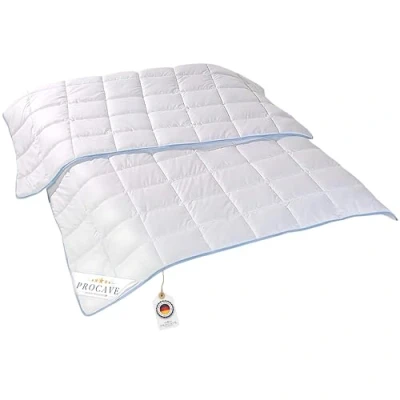 Afbeelding van PROCAVE TopCool kwaliteit dekbed voor de zomer 240x220cm, zacht comfort dekbed, kookbestendig ademend &amp; warmtecompenserend 100% uit Duitsland