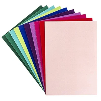 Afbeelding van Ideen mit Herz Fluwelen papier, decoratief effectkarton fluweel, 10 vellen, DIN A4, 200 g/m² (kleursortering 2)