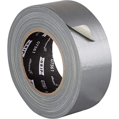Afbeelding van GRIP Eventbasics Gaffa Tape GT 561 multifunctionele pantserband met sterke hechting, 50 mm x m, zilver