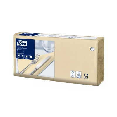 Afbeelding van Tork Lunch Servetten Zand 10 x 200 stuks