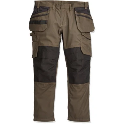 Afbeelding van Blaklader Service werkbroek met stretch en spijkerzakken 1496 1330 Groen/Zwart D100