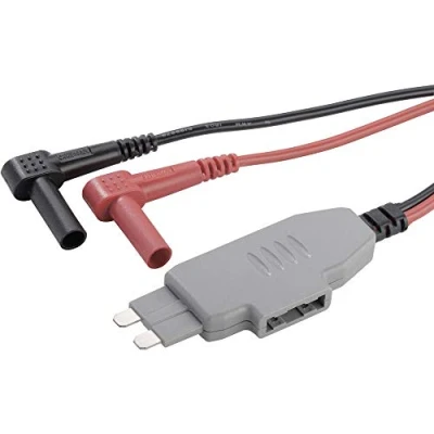 Afbeelding van VOLTCRAFT MS 4 Meetadapter Steekzekeringsstekker Banaanstekker mm Isolatiehuls Zwart, Rood