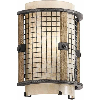 Afbeelding van Kichler LED Wandlamp Ahrendale 1X E14 Max 40W Anvil Iron