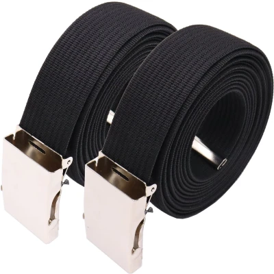 Afbeelding van Safekeepers tactical belt koppelriem werkriem militaire riem tactische canvas Zwart