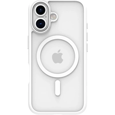 Afbeelding van Apple iPhone 16 MagSafe Hoesje Gerecycled kunststof dbramante1928 Hardcase/Backcover Wit Telefoonhoesje Shockproof/Valbescherming